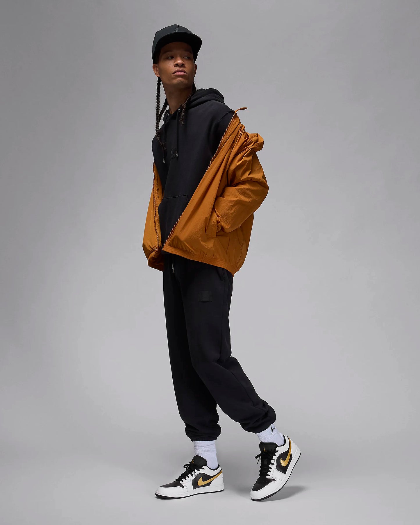 Air Jordan 1 Low 1 Black Gold