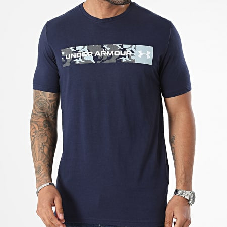 T-Shirt Camouflage Chest Stripe Bleu marine