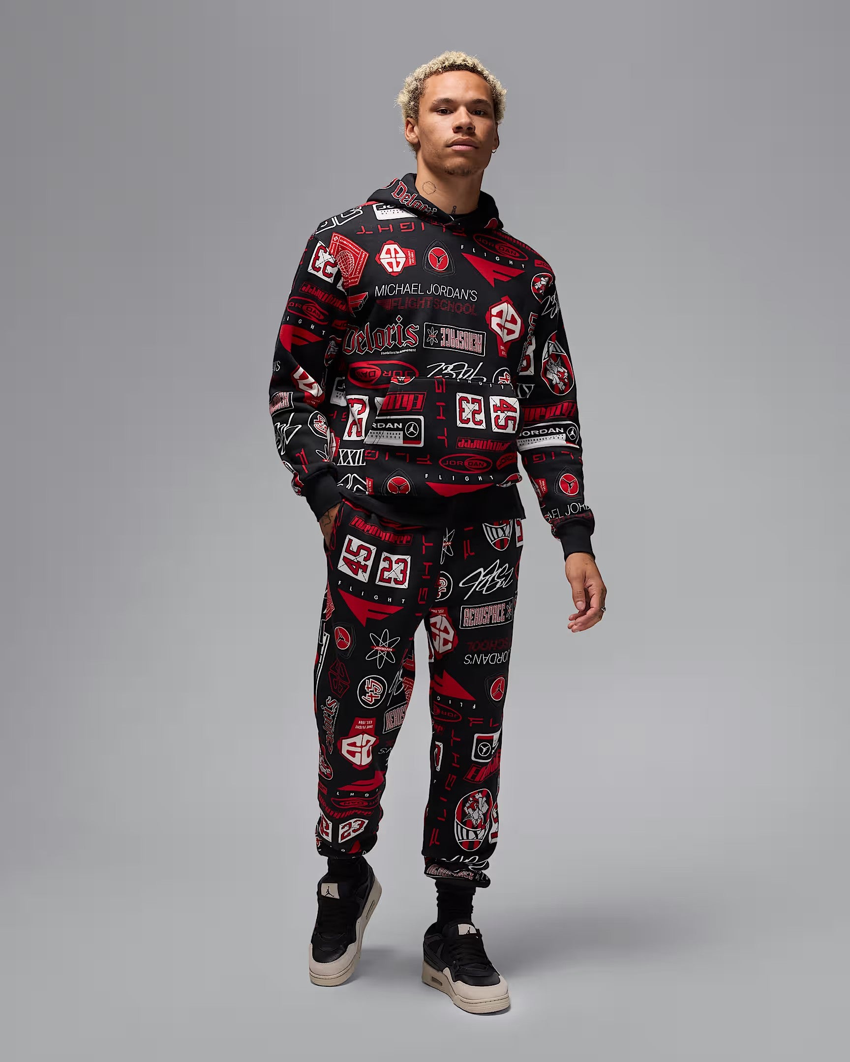 Tracksuit Ensemble Jordan Gris Ensemble - Main Image