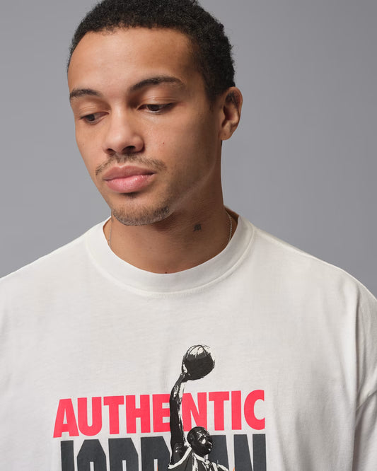 T-shirt Jordan World Wide White