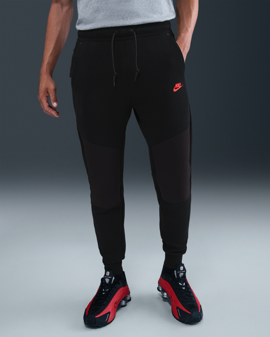 Pantalon Nike Tech Fleece Noir Rouge 2025