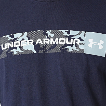 T-Shirt Camouflage Chest Stripe Bleu marine