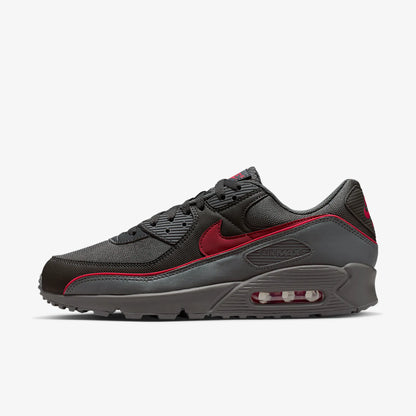 Nike Air Max 90 Premium "IRON GREY UNIVERSITY RED"