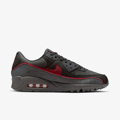 Nike Air Max 90 Premium "IRON GREY UNIVERSITY RED"