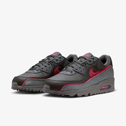 Nike Air Max 90 Premium "IRON GREY UNIVERSITY RED"