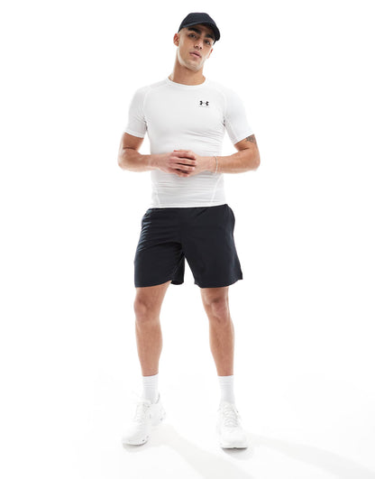 Short UA Tech Weven Wordmark- Noir