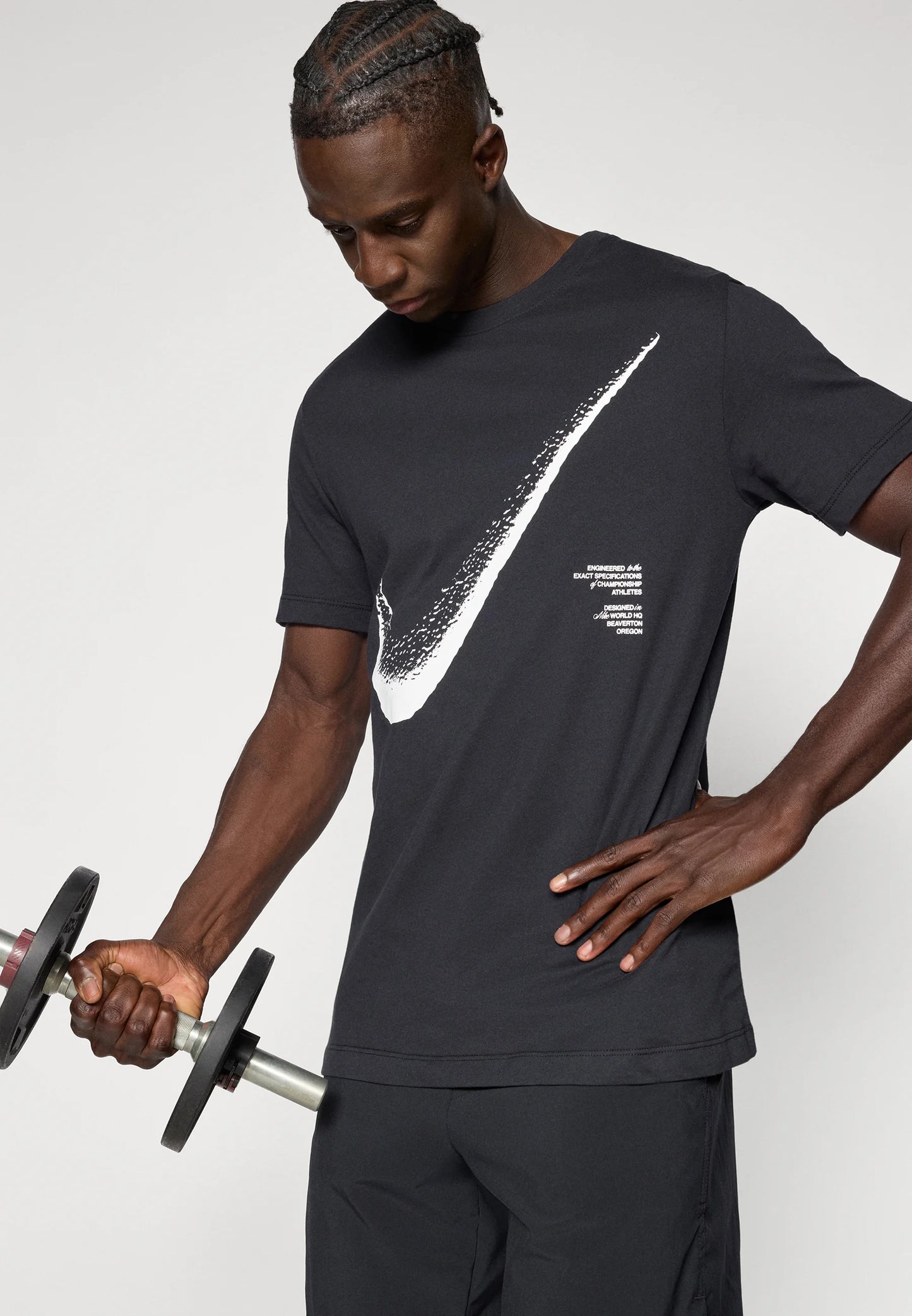 T-shirt Nike Performance - Black/White