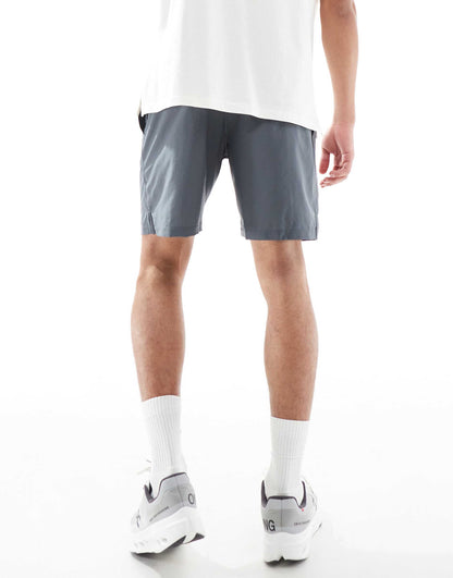 Short UA Tech Weven Wordmark- Gris