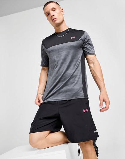 Ensemble t-shirt et short Under Armour Tech Utility noir/rose et noir
