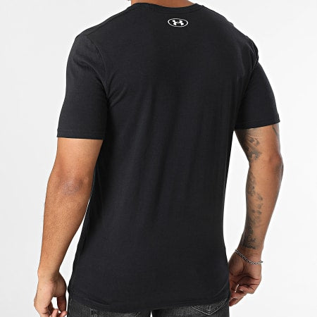 T-Shirt Camouflage Chest Stripe Noir