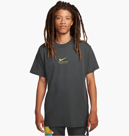 Tee Shirt Nike Swoosh Gris