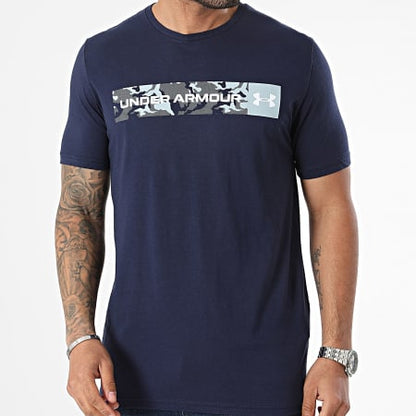 T-Shirt Camouflage Chest Stripe Bleu marine