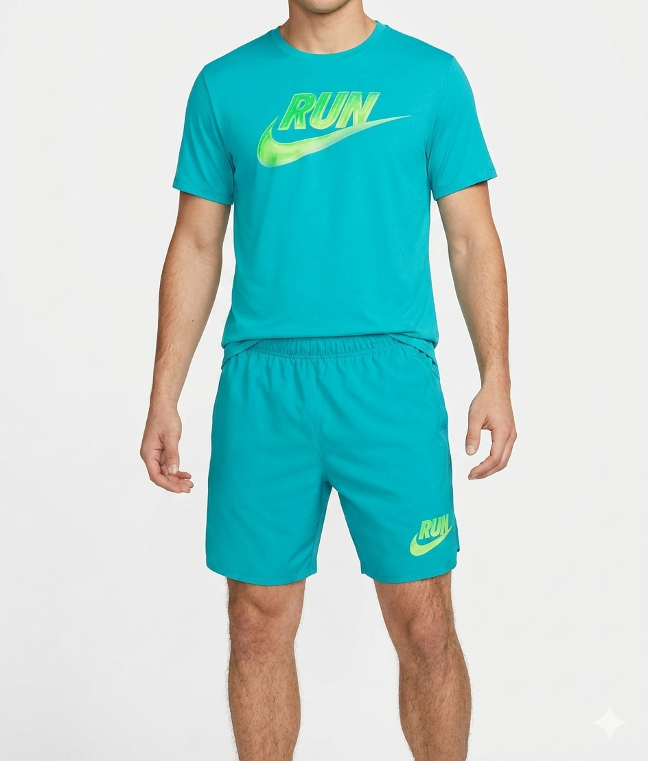 Ensemble Running Challenger Energy Bleu Ciel