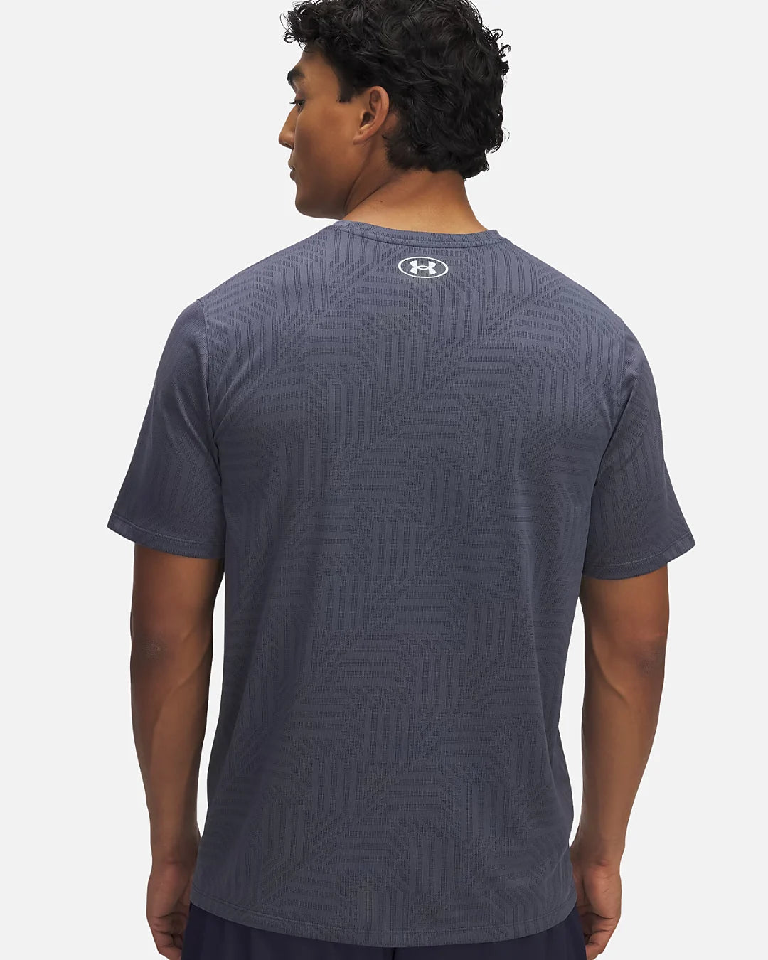 T-SHIRT UNDER ARMOUR VENT GEOTESSA - BLEU