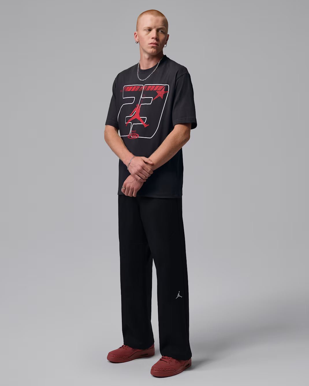 T-Shirt Jordan Y2K - Black/Red