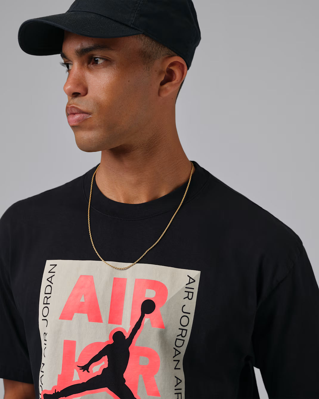 T-Shirt Jordan Graphic  - Black/Infrared