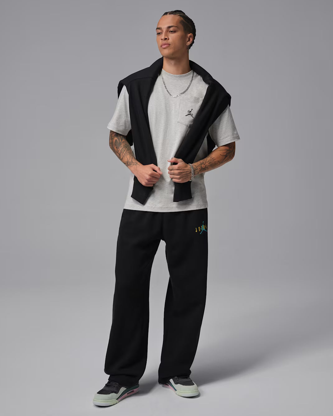 Tshirt Jordan Poche Gris 2026
