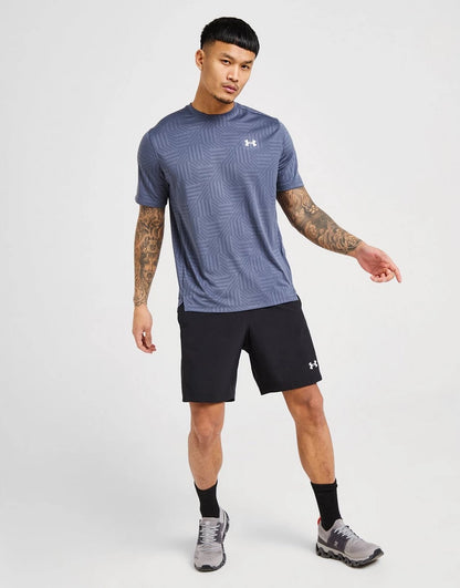 T-SHIRT UNDER ARMOUR VENT GEOTESSA - Gris Downpour