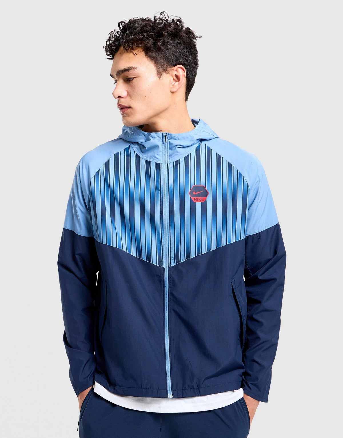 Ensemble Nike Running AOP BLEU