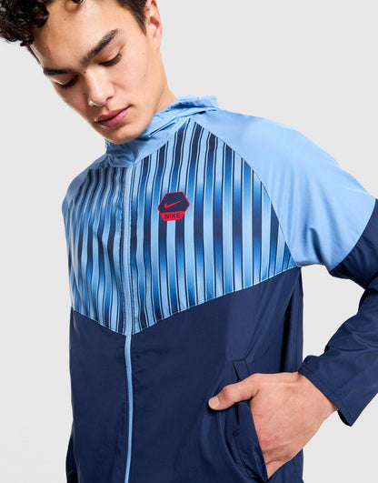 Ensemble Nike Running AOP BLEU