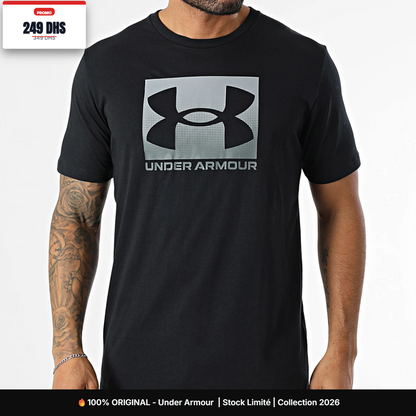 T-Shirt Boxed Sports  Noir