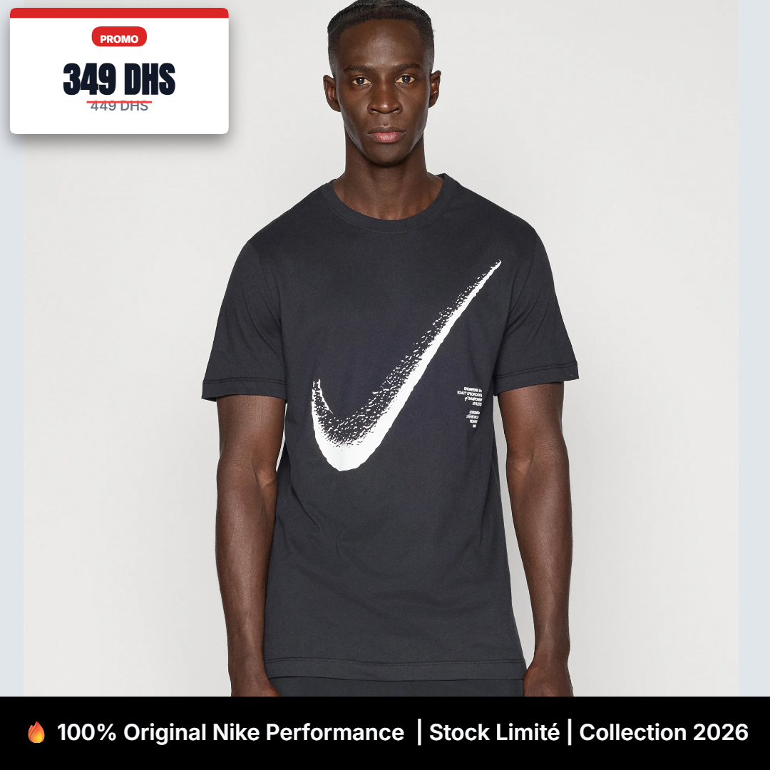 T-shirt Nike Performance - Black/White