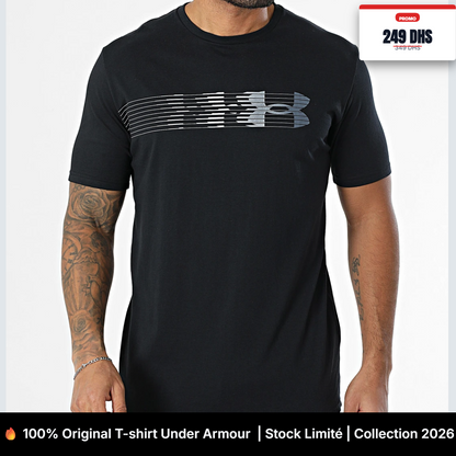 T-Shirt Fly In Logo Noir