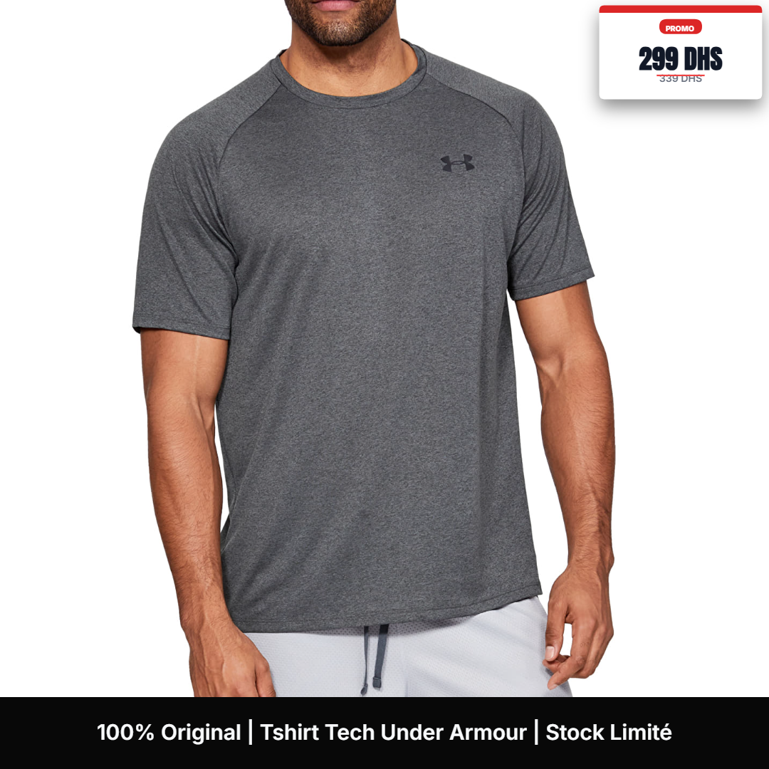T-Shirt Under Armour Ua Tech™ 2.0 - GrisCarbon