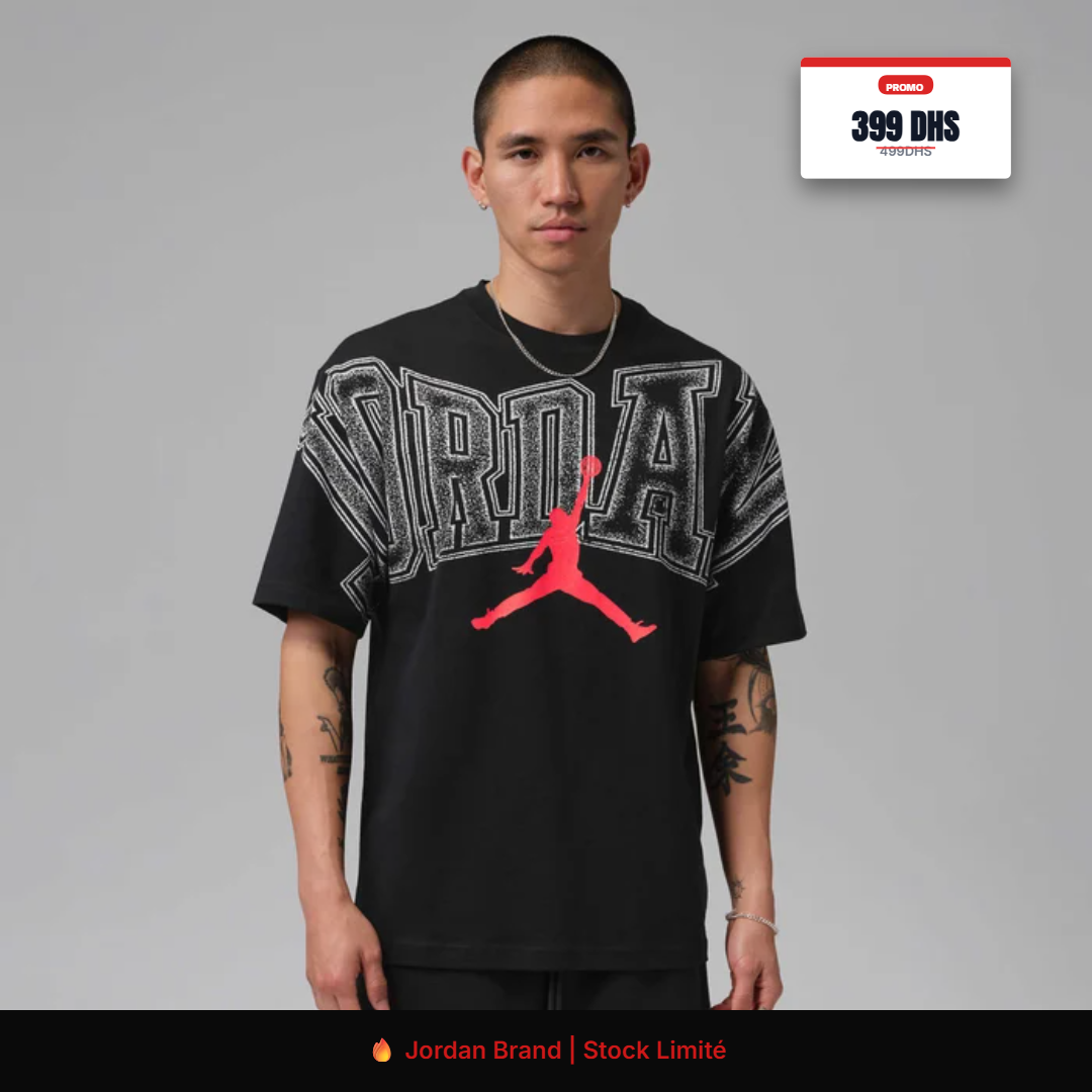 T-Shirt Jordan GOAT  - Black/Red