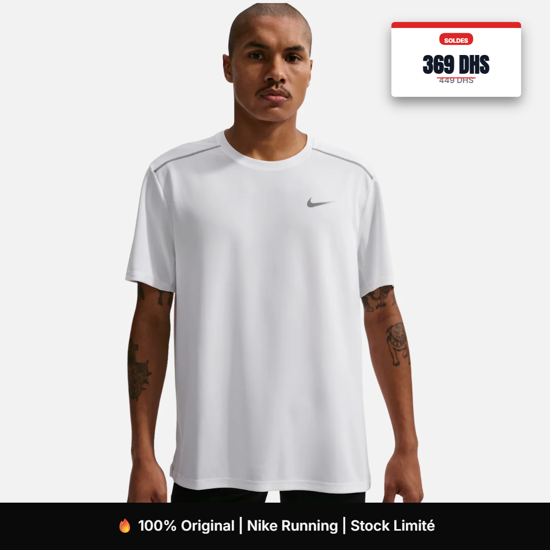 T-shirt Nike Miler - Blanc