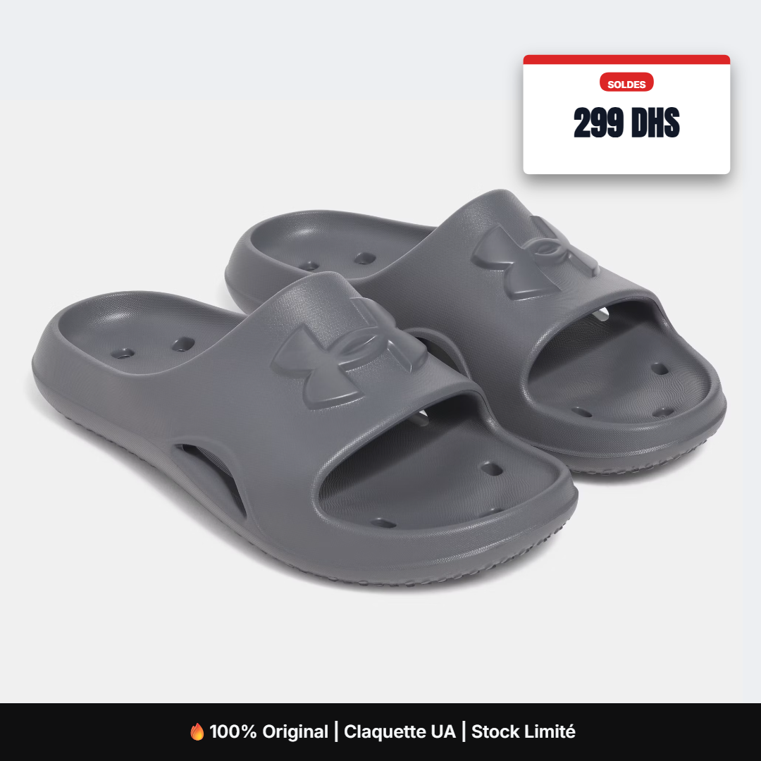 Claquette UA Locker V Gris
