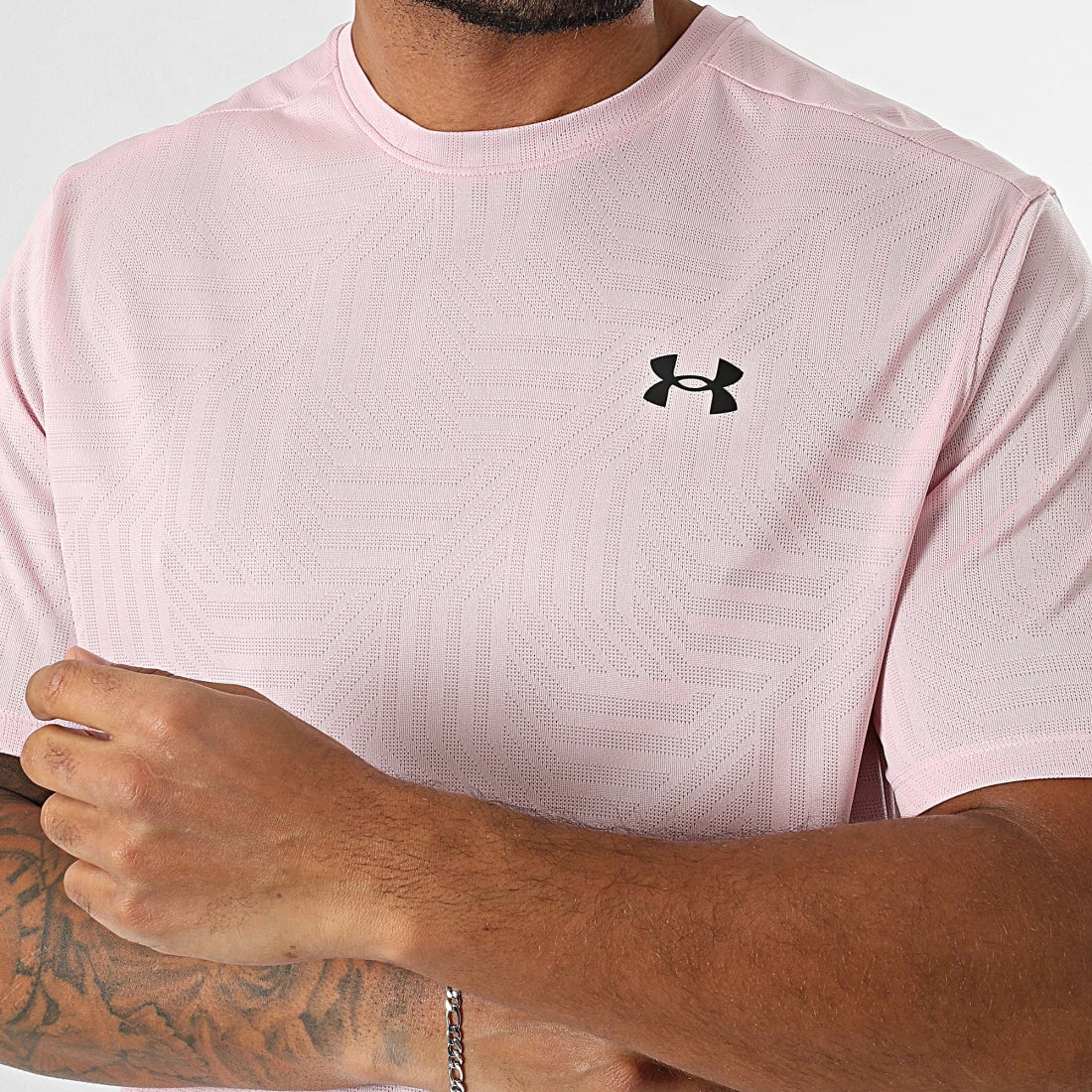 T-SHIRT UNDER ARMOUR VENT GEOTESSA -Rose