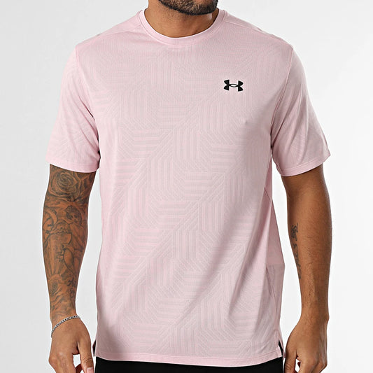 T-SHIRT UNDER ARMOUR VENT GEOTESSA -Rose
