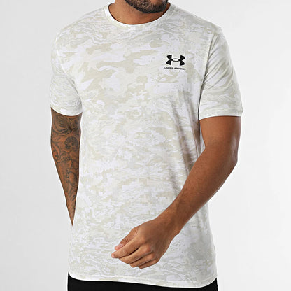 T-shirt Under armour camouflage Blanc