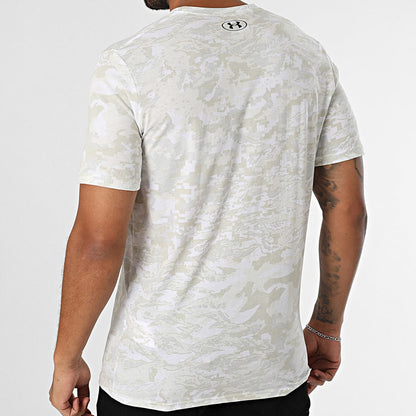 T-shirt Under armour camouflage Blanc
