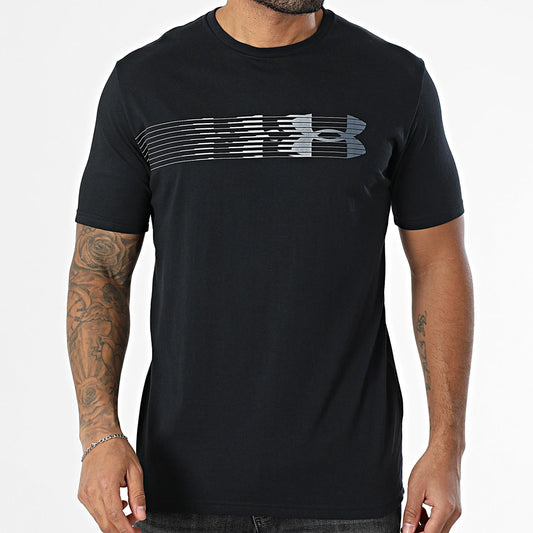 T-Shirt Fly In Logo Noir
