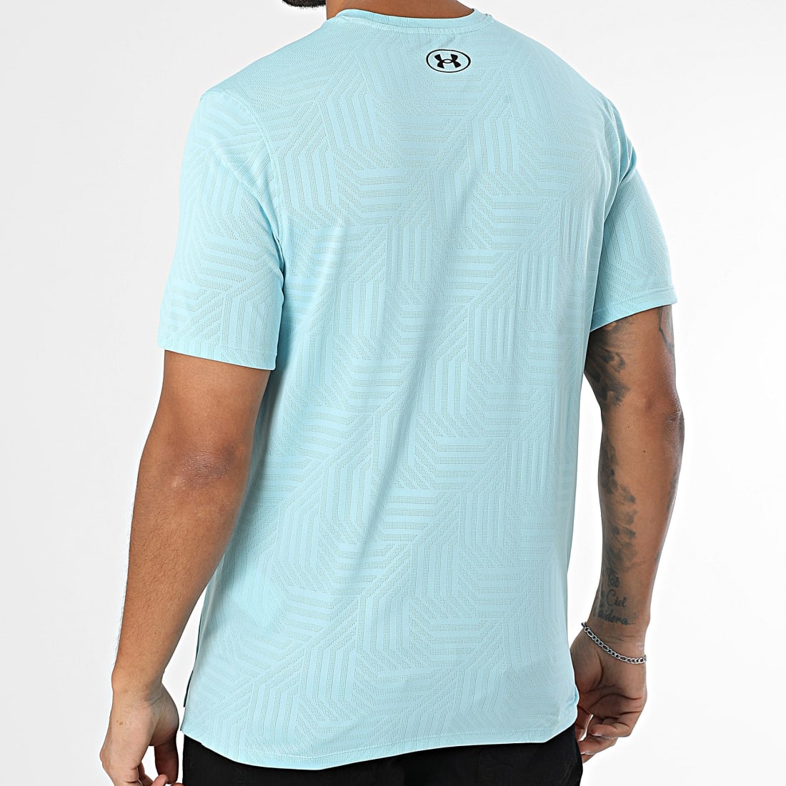 T-SHIRT UNDER ARMOUR VENT GEOTESSA - Bleu Ciel