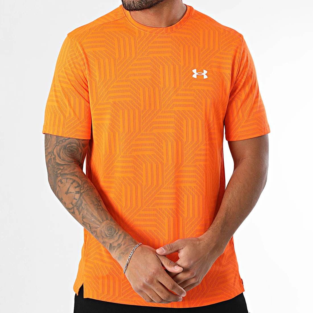 T-SHIRT UNDER ARMOUR VENT GEOTESSA -Orange