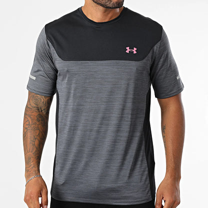 Ensemble t-shirt et short Under Armour Tech Utility noir/rose et noir