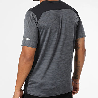Ensemble t-shirt et short Under Armour Tech Utility noir/rose et noir