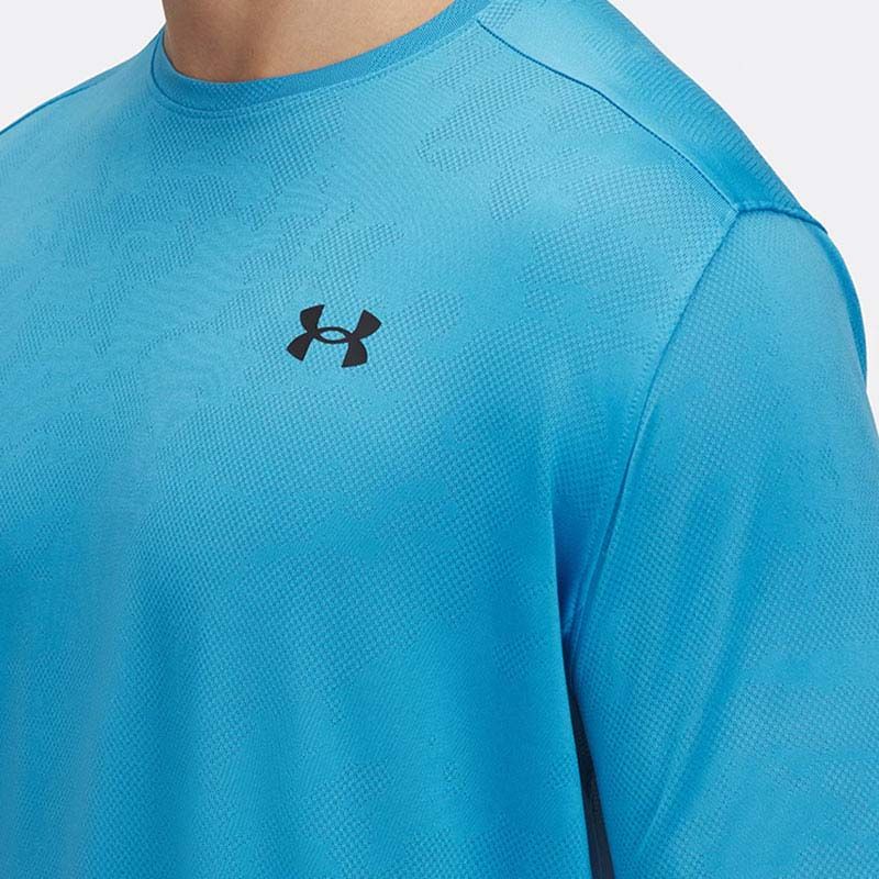 T-shirt Under Armour UA Tech™ Vent Jacquard Bleu